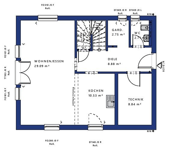 Haus mit 3 Kinderzimmern